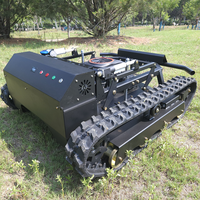 GPS Qualité exceptionnelle Intelligence artificielle Robot Tondeuses à gazon Télécommande Caoutchouc Piste Tondeuse à gazon