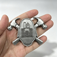 Pièce de monnaie commémorative en métal 3D avec logo personnalisé, impression UV, technique de moulage, personnalisable pour souvenirs et événements