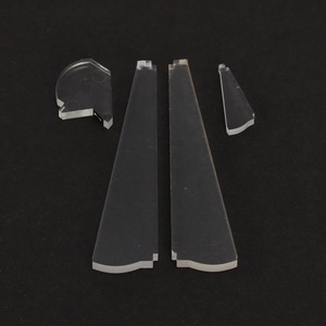 Aspheric Meniscus LED Lens PMMA Customizable Dimensions High Transmittance For Lighting Applications - Product Image 1