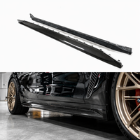 Extensions de jupes latérales en fibre de carbone sèche pour BMW M3 G80 Competition 2021-2023