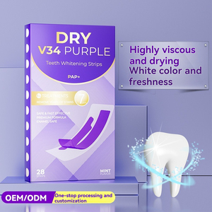 Bandes blanchissantes pour dents <span class=keywords><strong>5D</strong></span> Home <span class=keywords><strong>White</strong></span> <span class=keywords><strong>Teeth</strong></span> Purple, bandes blanchissantes dentaires organiques pour blanchir les dents, bandes blanchissantes OEM - Product Image 2
