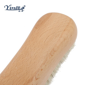 Yinste Solid Wood Boar Bristle <b>Brush</b> Durable Household <b>Cleaning</b> <b>Brush</b> <b>For</b> Shoes - Product Image 2