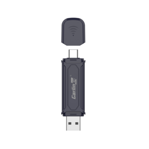 Adaptateur sans fil 2 en 1 CarPlay Android Auto, WiFi 5G, USB-A Type-C en option, Plug and Play, mini dongle convertisseur SE - Product Image 1