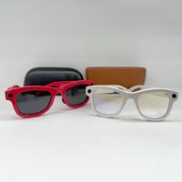 Lunettes intelligentes M02 Ultra AI Translate Sport avec étui de charge, Chat GPT, musique, appels, réduction du bruit, connexion Wi-Fi, caméra