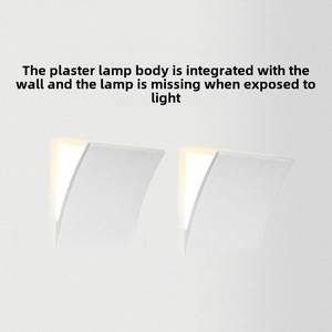 Lampe <span class=keywords><strong>de</strong></span> chevet moderne <span class=keywords><strong>et</strong></span> simple pour chambre à coucher Source <span class=keywords><strong>de</strong></span> lumière LED en plâtre pour le <span class=keywords><strong>mur</strong></span> <span class=keywords><strong>de</strong></span> <span class=keywords><strong>fond</strong></span> <span class=keywords><strong>de</strong></span> la maison Art <span class=keywords><strong>de</strong></span> la lampe murale - Product Image 2