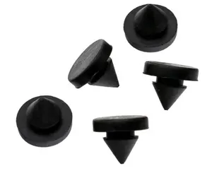 Rubber anti dropping buckle customized rubber stuck hole plug lock hole silicone rubber nail plug stopper push in stem