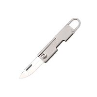 Haute qualité Multi Couteau Portable Mini Couteau De Poche En Alliage De Titane Porte-clés Pendentif avec Lame En Acier