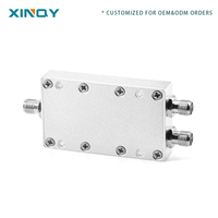 XINQY XQY-PS2-0.5/6-SS 6G Pembagi Daya 2-Arah Tahan Air 20dB Isolasi Pasif Distributor Sinyal Satelit 50ohms Telekomunikasi 30W