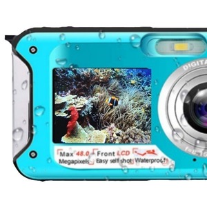 กล้องใต้น้ำ 48MP ฟูลเอชดี จอคู่ กันน้ำ สำหรับดำน้ำตื้นและดำน้ำลึก - Product Image 5