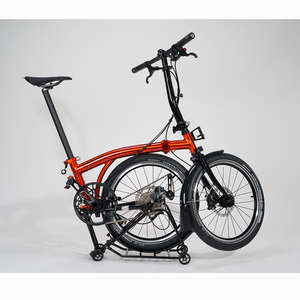 Vélo pliable ultra-léger CRANSTON D20 à frein à disque hydraulique, cadre en alliage d'aluminium, pliable en trois parties, <span class=keywords><strong>20</strong></span> pouces, 10 vitesses - Product Image 1