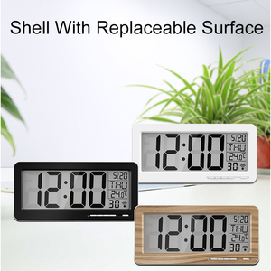 Emaf đơn giản hộ gia đình ngày tuần báo động nhiệt độ kỹ thuật số Đồng hồ văn phòng Máy tính để bàn phòng khách phòng ngủ tường kỹ thuật số Đồng hồ báo thức - Product Image 4