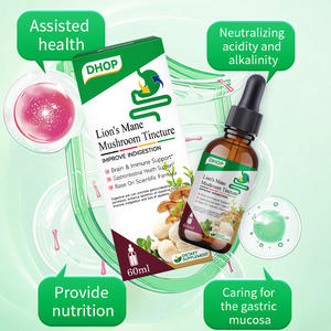 DHOP ライオンのたてがみ茸チンキ 1回分あたり600mgのエキス配合 アルコールフリー液体タイプ 腸内健康のための60回分 - Product Image 4
