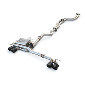 Sistema de Escape Catback con Válvula para <span class=keywords><strong>BMW</strong></span> <span class=keywords><strong>130i</strong></span> 128i E82 E87 E88 3.0T <span class=keywords><strong>N52</strong></span> 2007-2012, Tubo de Escape de Alta Calidad SS304 con Punta de Fibra de Carbono - Product Image 4