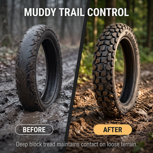 Nouveau pneu de moto tout-terrain DIASTONE Road Knobby à crampons, sans chambre à air, pour Dirt Bike, <span class=keywords><strong>Enduro</strong></span>, Motocross, boue, sable 3.00-17 - Product Image 6
