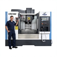 Centre d'usinage vertical CNC VMC1160, broche BT40, commande GSK, certifié CE, fraisage/perçage/ébavurage/taraudage/alésage, personnalisable