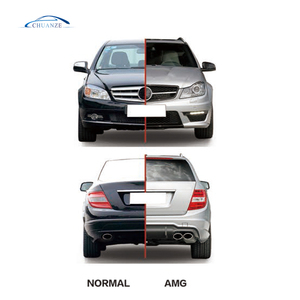 DEL CORPO di VENDITA CALDO KIT PER <span class=keywords><strong>MERCEDES</strong></span> BENZ <span class=keywords><strong>C</strong></span>-CLASS W204 AMG ANTERIORE POSTERIORE PARAURTI GRIGLIA di AUTO ACCESSORI - Product Image 1
