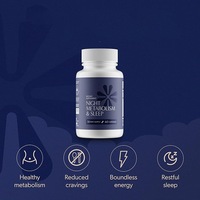 Capsules de magnésium pour le sommeil nocturne, complément de relaxation, formule OEM ODM, étiquette privée