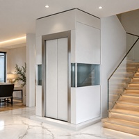 Ascenseur hydraulique encastré pour villa, cabine complète, plateforme élévatrice personnalisée pour maison résidentielle, installation intérieure pour maison privée