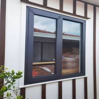 Fenêtre à ouverture extérieure avec cadre en aluminium robuste, excellente étanchéité et résistance au vent, idéale pour les maisons modernes, écoénergétique