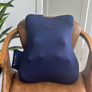 Almohada de Masaje <span class=keywords><strong>Shiatsu</strong></span> 4D con Rodillos para Espalda y Cintura, Inalámbrica, para Hombros, con Calor, Alivio del Dolor - Product Image 2