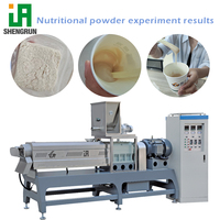 Ligne de production de poudre nutritionnelle par extrusion et pulvérisation, machine entièrement automatique pour la fabrication de farine infantile nutritive