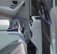 Siège de voiture, siège de voiture de luxe, pièces automobiles pour Benz GLS GLE avec console, éclairage de plafond incurvé pour voiture, modèle