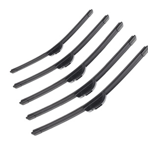 Fabricante de accesorios para automóviles OEM ODM Logo frente plano U gancho Universal parabrisas limpiaparabrisas suave al por mayor para modelo de coche 99% - Product Image 1