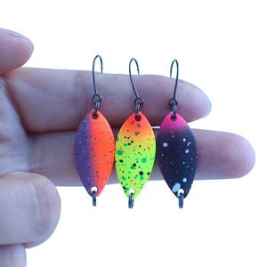 เหยื่อปลอมทองเหลืองหลากสี น้ำหนัก 0.8 กรัม 1.8 กรัม 2.5 กรัม สำหรับตกปลาคาร์พ ปลาบาส ปลาเทราต์ ใช้ในน้ำจืด - Product Image 5