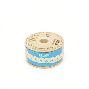 Strisce di pizzo Iln 1,8 cm x 17 m colore crema per artigianato e cucito - Product Image 1