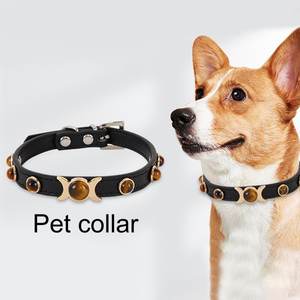 <span class=keywords><strong>Collar</strong></span> para mascotas con antiasfixia, resistente a mordeduras, antirotura, piedra de ojo de Tigre, <span class=keywords><strong>collar</strong></span> para perro, colocación diaria - Product Image 2