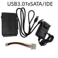 Grosir Pabrik Adaptor Daya Komputer 5Gbps 3 in 1, Kabel Adaptor USB3.0 ke IDE, Kabel Data SATA IDE Sata