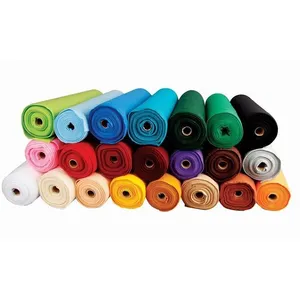 Free Sample Non-woven Factory Price High Quality Colorful Felt Fabric Roll Pieces Industrial Non Woven Fabric