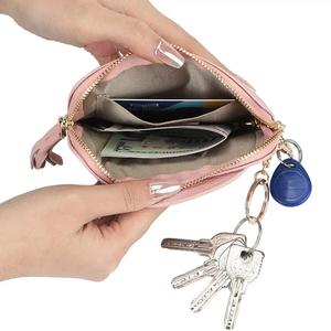 AndoBag Monedero Japonés para Mujer, de Cuero Vacuno Genuino, Mini, Bonito y Creativo, con Llavero, 1526 - Product Image 6