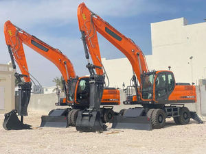 Escavadeira tipo rodas 20ton <span class=keywords><strong>21</strong></span> <span class=keywords><strong>t</strong></span> DX210W-9C com pneus pneumáticos sólidos - Product Image 3