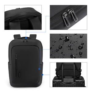 Kingsons Men's Laptop Backpack 20-35L Water Resistant Business Travel Shoulder Bag Solid Color With Laptop Compartment - Product Image 5