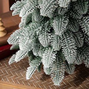 Hot Sale Factory Wholesale Christmas DecorationFalling Snow Wholesale Green PE 55CM Christmas <b>Tree</b> - Product Image 4