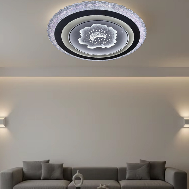 Winway Iron LED Ceiling Lamp 500mm Modern Minimalist Design IP20 Rated 24W 50000 Hours Lifespan for Indoor Living Room Bedroom