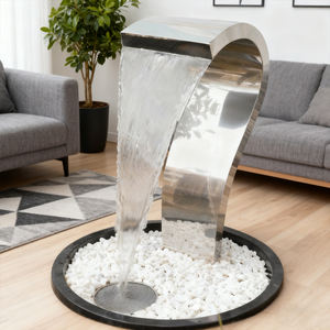 Abstrait Moderne Poli Extérieur En Acier Inoxydable <span class=keywords><strong>Boule</strong></span> <span class=keywords><strong>Fontaine</strong></span> Sculpture D'eau Commercial Écologique Garantie 5 Ans - Product Image 6