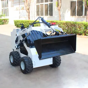 Chargeuse compacte chinoise Bon marché CE EURO5 Epa Engine Skidsteer Diesel Wheel Crawler Mini Track Skid Steer Loader