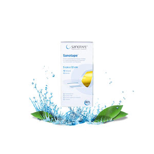 Vendaje para el cuidado de cicatrices de cobertura extendida, 5 x 12 cm, diseñado para heridas más grandes, protección suave y soporte de curación eficaz - Product Image 1