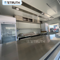 Wetruth DOT Food Trailer 16ft Mini Camion avec Fenêtres en Verre Fournisseurs Vérifiés pour Chariots à Hot-dogs BBQ Remorques Alimentaires Entièrement Équipées