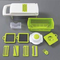 Amz Topverkoper Keuken 12 In 1 Multifunctionele Voedselsnijder Mandoline Groentesnijder Ui Groentesnijder Chopper