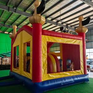 Château gonflable à thème pirate avec toboggan, qualité commerciale, combo pour fêtes et événements pour enfants, trampoline robuste pour <span class=keywords><strong>location</strong></span> - Product Image 4