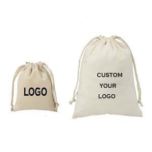 Bolsa de Algodón con Cordón Personalizada al por Mayor, Bolsa de Lona con Logotipo Impreso Personalizado, Serigrafía, Bolsas Ecológicas para Regalos y Artesanías - Product Image 6