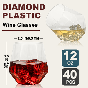 Copas <span class=keywords><strong>de</strong></span> Vino Desechables <span class=keywords><strong>de</strong></span> Plástico Duro con Logotipo Personalizado al por Mayor, Vasos Reutilizables Irrompibles sin Tallo Transparentes <span class=keywords><strong>para</strong></span> Bodas, Fiestas y Eventos al por Mayor - Product Image 2