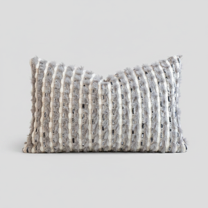 Aeckself Handmade 12x20 Inch Rectangle Boho Chenille Tufted <b>Pillow</b> Cover Neutral Decorative Lumbar <b>Pillow</b> <b>Case</b> <b>Cushion</b> <b>Case</b> - Product Image 4