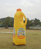 Grands jouets gonflables en forme de bouteille de PVC d'Aoqile pour des événements commerciaux