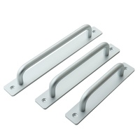 Poignée de porte ouverte en alliage de zinc pour portes coulissantes de balcon, usage cuisine et chambre, poignées de mobilier modernes avec design push-pull