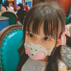 Máscara Wonder Mask 3D de repuesto para niños, de algodón, reutilizable, estilo gancho para la oreja, transpirable, hecha en Corea - Product Image 1