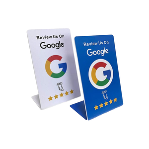 Lập trình nhựa PVC thẻ kinh doanh kỹ thuật số Facebook tiktok phương tiện truyền thông xã hội <span class=keywords><strong>Google</strong></span> xem xét NFC đứng - Product Image 2